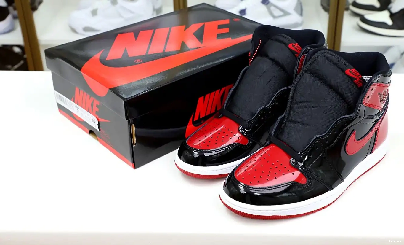 OG PATENT BRED HIGH 1 AIR JORDAN 0413